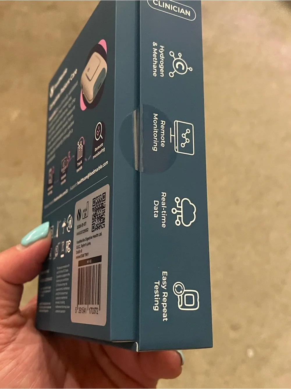 Medar 2 hydrogen and methane breath, tester by food marble